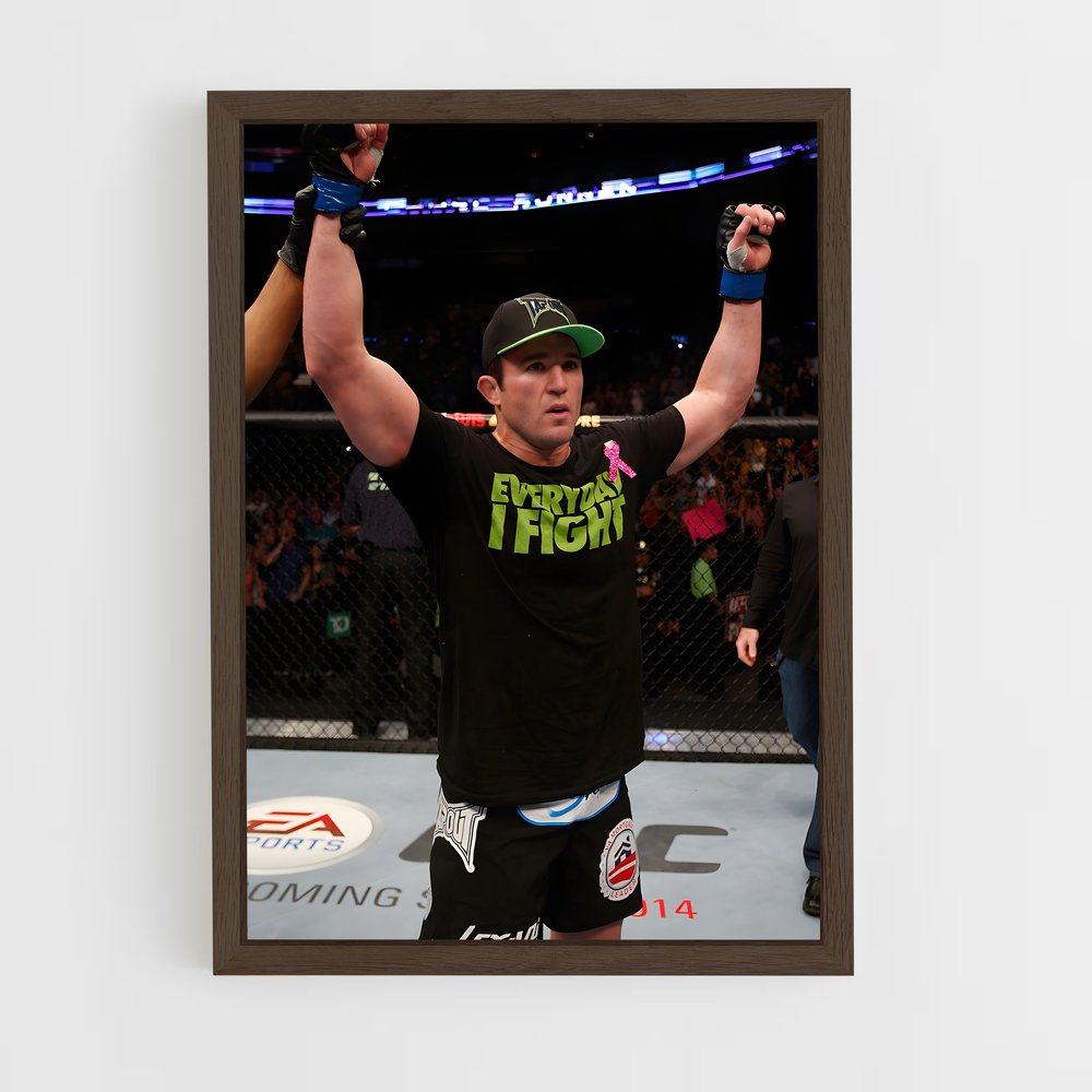 Poster Chael de sonnen – affiche MMA (vue 5)